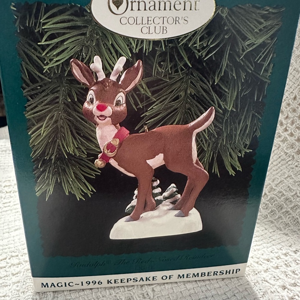 Hallmark Brown and Red Holiday Ornaments